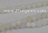 COP901 15.5 inches 8mm round natural white opal gemstone beads