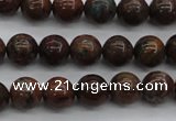 COP953 15.5 inches 10mm round green opal gemstone beads wholesale