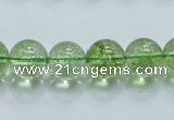 COQ02 16 inches 12mm round dyed olive quartz beads wholesale