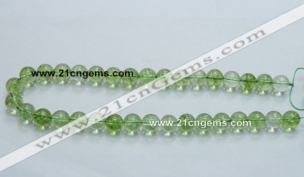 COQ03 16 inches 4mm round dyed olive quartz beads wholesale