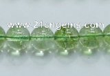 COQ04 16 inches 6mm round dyed olive quartz beads wholesale