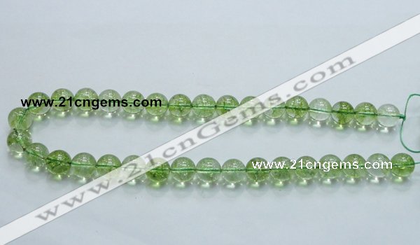 COQ09 16 inches 20mm round dyed olive quartz beads wholesale