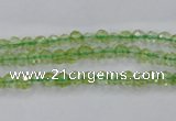 COQ10 16 inches 4mm faceted round dyed olive quartz beads wholesale