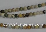 COS160 15.5 inches 4mm round ocean stone beads wholesale