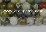 COS221 15.5 inches 6mm round ocean stone beads wholesale