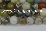 COS221 15.5 inches 6mm round ocean stone beads wholesale