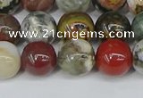 COS223 15.5 inches 10mm round ocean stone beads wholesale