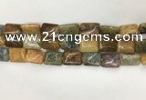 COS252 15.5 inches 12*16mm rectangle ocean stone beads wholesale