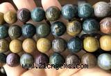 COS334 15 inches 12mm round ocean jasper beads wholesale