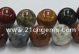 COS41 15.5 inches 12mm round ocean stone beads wholesale