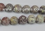 COT03 15.5 inches 12mm round osmanthus stone beads wholesale