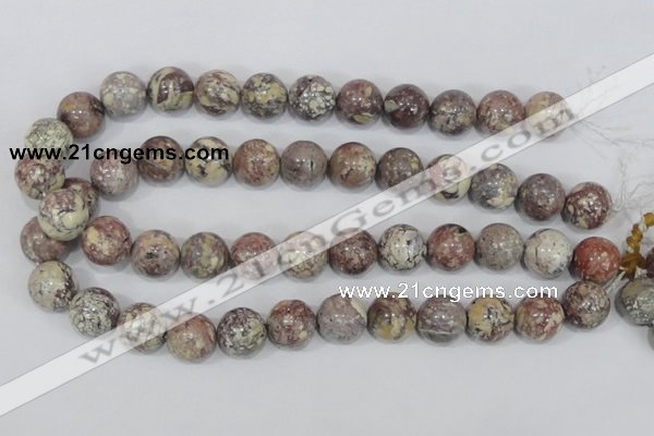 COT04 15.5 inches 14mm round osmanthus stone beads wholesale