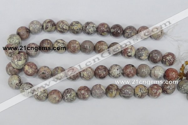 COT05 15.5 inches 16mm round osmanthus stone beads wholesale