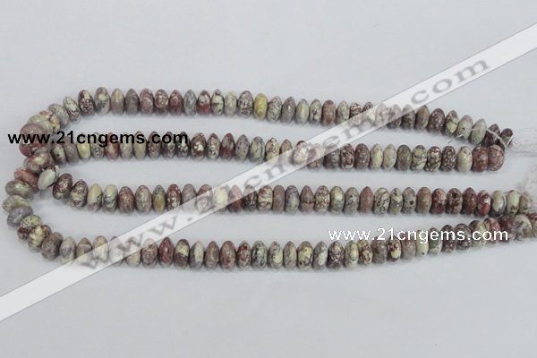 COT07 15.5 inches 5*10mm rondelle osmanthus stone beads