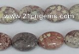 COT09 15.5 inches 13*18mm oval osmanthus stone beads wholesale