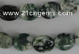 COV100 15.5 inches 12*14mm oval tree agate beads wholesale