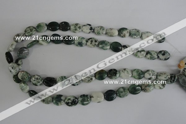 COV100 15.5 inches 12*14mm oval tree agate beads wholesale