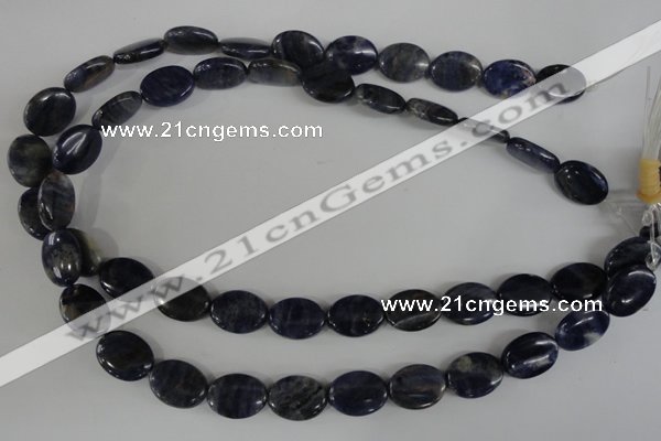 COV109 15.5 inches 12*16mm oval sodalite gemstone beads wholesale