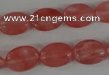 COV110 15.5 inches 12*16mm oval cherry quartz beads wholesale