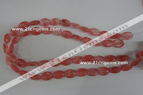 COV110 15.5 inches 12*16mm oval cherry quartz beads wholesale