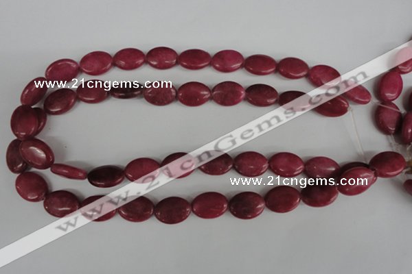 COV123 15.5 inches 13*18mm oval candy jade beads wholesale