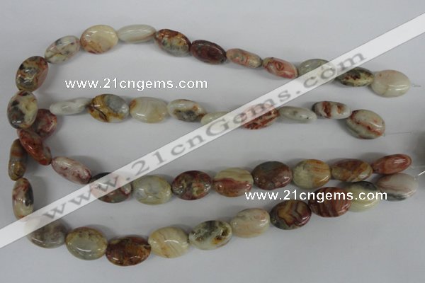 COV130 15.5 inches 13*18mm oval agate gemstone beads wholesale