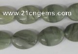 COV136 15.5 inches 13*18mm oval seaweed quartz beads wholesale