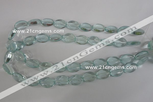 COV146 15.5 inches 13*18mm oval glass beads wholesale