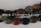 COV25 15.5 inches 8*10mm oval Indian agate beads wholesale