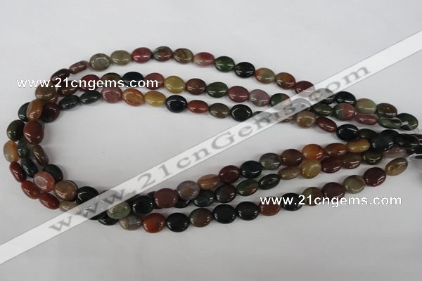 COV25 15.5 inches 8*10mm oval Indian agate beads wholesale