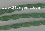 COV59 15.5 inches 6*12mm oval green aventurine beads wholesale