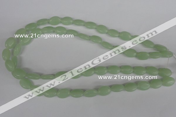 COV63 15.5 inches 10*14mm oval candy jade beads wholesale