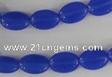 COV64 15.5 inches 10*14mm oval candy jade beads wholesale