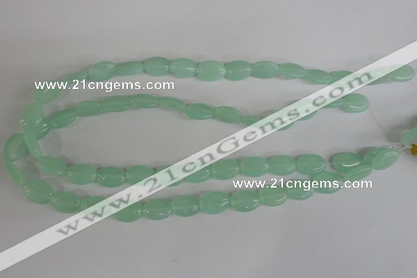 COV65 15.5 inches 10*14mm oval candy jade beads wholesale