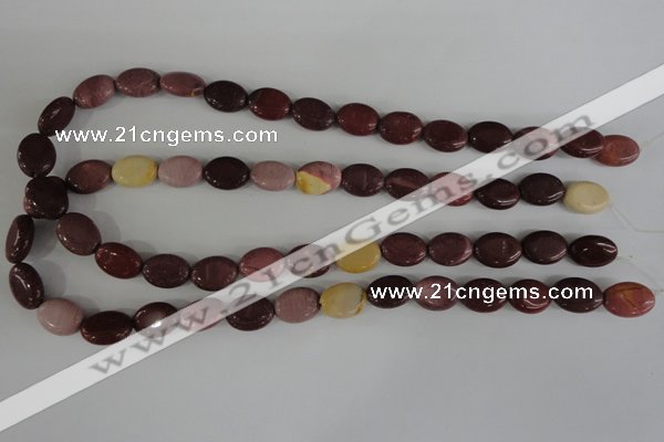 COV78 15.5 inches 10*14mm oval mookaite gemstone beads wholesale