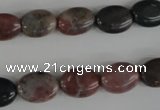 COV79 15.5 inches 10*14mm oval Indian agate beads wholesale