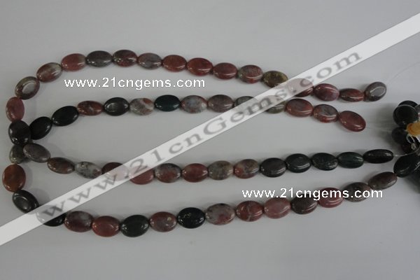 COV79 15.5 inches 10*14mm oval Indian agate beads wholesale