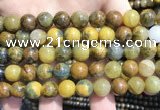 CPB1054 15.5 inches 12mm round golden pietersite beads wholesale