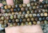 CPB1065 15.5 inches 4mm faceted round natural pietersite beads