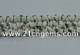 CPB555 15.5 inches 14mm round Painted porcelain beads