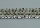 CPB603 15.5 inches 10mm round Painted porcelain beads