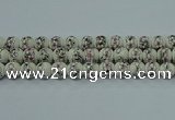 CPB605 15.5 inches 14mm round Painted porcelain beads
