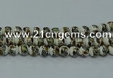 CPB642 15.5 inches 8mm round Painted porcelain beads