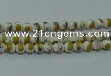 CPB751 15.5 inches 6mm round Painted porcelain beads