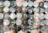 CPC729 15 inches 10mm round green phantom quartz beads wholesale