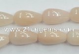 CPI03 15.5 inches 10*20mm teardrop pink aventurine jade beads