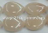 CPI05 15.5 inches 18*25mm flat teardrop pink aventurine jade beads
