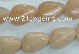 CPI104 15.5 inches 15*20mm nuggets pink aventurine jade beads