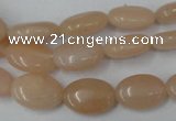 CPI151 15.5 inches 10*14mm oval pink aventurine jade beads