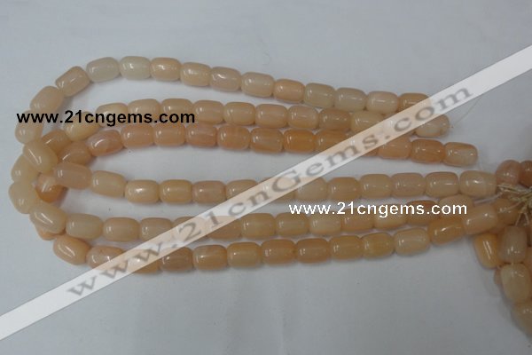 CPI160 15.5 inches 10*14mm drum pink aventurine jade beads